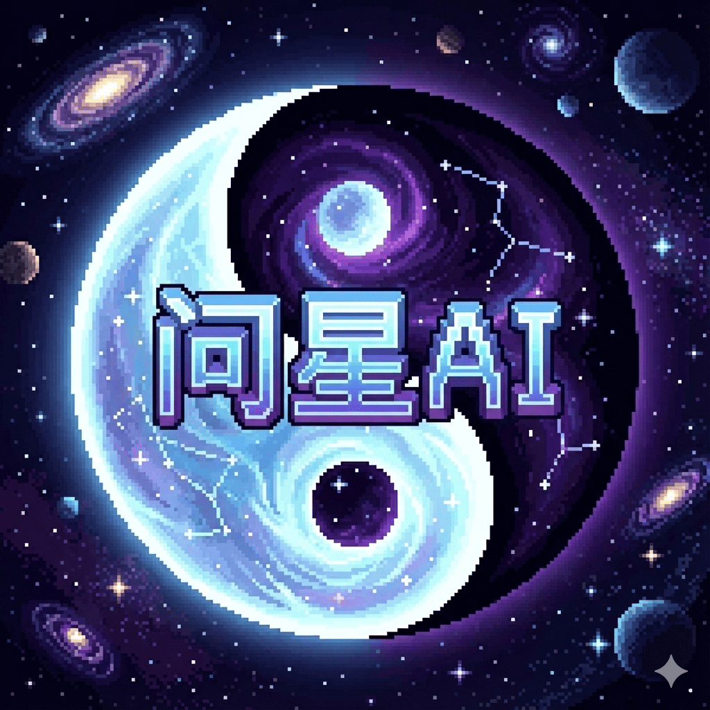 问星AI官方Logo - 智能命理大模型